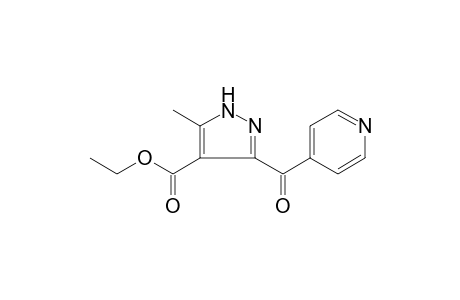 ethyl 3-isonicotinoyl-5-methyl-1H-pyrazole-4-carboxylate