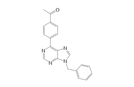 9-Benzyl-6-(4-acetylphenyl)purine