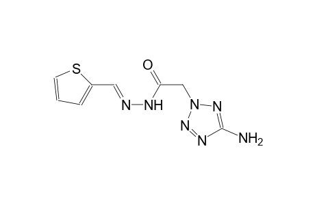 2-(5-amino-2H-tetraazol-2-yl)-N'-[(E)-2-thienylmethylidene]acetohydrazide