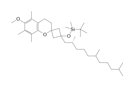 tert-butyl-[6-methoxy-5,7,8-trimethyl-1'-[(2R)-2,6,10-trimethylundecyl]spiro[chromane-2,3'-cyclobutane]-1'-yl]oxy-dimethyl-silane