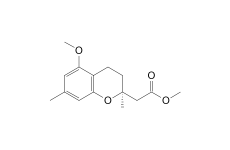 ((S)-5-Methoxy-2,7-dimethyl-chroman-2-yl)-acetic acid methyl ester