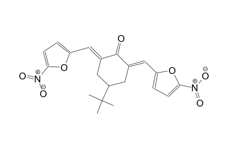 (2E,6E)-4-tert-butyl-2,6-bis[(5-nitro-2-furyl)methylene]cyclohexanone