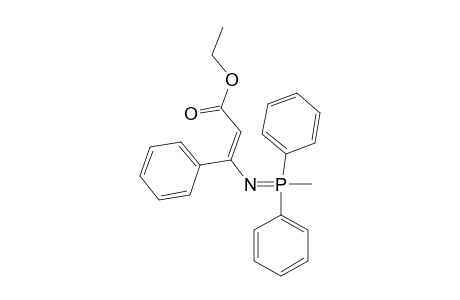 (E)-4-(ETHOXYCARBONYL)-1-METHYL-1,1,3-TRIPHENYL-2-AZA-1-LAMBDA(5)-PHOSPHABUTA-1,3-DIENE