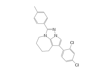 4-(2,4-dichlorophenyl)-1-(4-methylphenyl)-5,6,7,8-tetrahydro-2,2a,8a-triazacyclopenta[cd]azulene