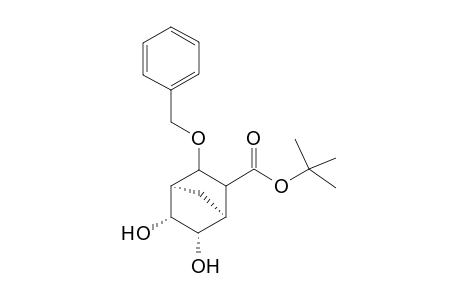 tert-Butyl [1R-(1.alpha.,2.xi.,3.xi.,4.alpha.,5.alpha.,6.alpha.)]-3-Benzyloxy-5,6-dihydroxybicyclo[2.2.1]heptane-2-carboxylate