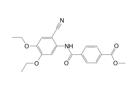 4-[(2-cyano-4,5-diethoxy-phenyl)carbamoyl]benzoic acid methyl ester