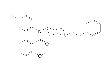 N-4-Methylphenyl-N-[1-(1-phenylpropan-2-yl)piperidin-4-yl]-2-methoxybenzamide