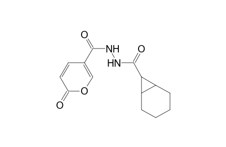 6-Oxo-6H-pyran-3-carboxylic acid, N'-(bicyclo[4.1.0]heptane-7-carbonyl)hydrazide