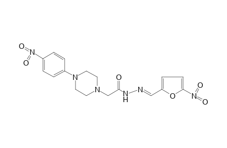 4-(p-NITROPHENYL)-1-PIPERAZINEACETIC ACID, (5-NITROFURFURYLIDENE)HYDRAZIDE