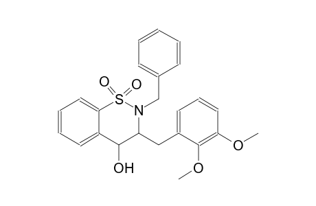2H-1,2-benzothiazin-4-ol, 3-[(2,3-dimethoxyphenyl)methyl]-3,4-dihydro-2-(phenylmethyl)-, 1,1-dioxide