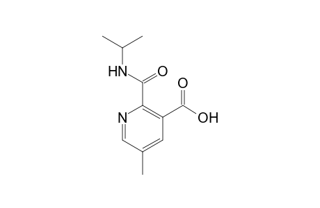 3-Pyridinecarboxylic acid, 5-methyl-2-[[(1-methylethyl)amino]carbonyl]-