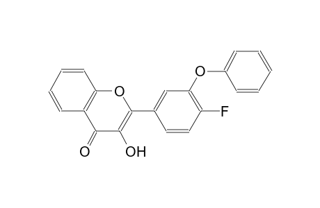 4H-1-benzopyran-4-one, 2-(4-fluoro-3-phenoxyphenyl)-3-hydroxy-