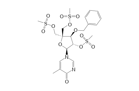 1-[3-O-BENZYL-2,5-DI-O-(METHYLSULFONYL)-4-C-(METHYLSULFONYLOXYMETHYL)-ALPHA-L-THREO-PENTOFURANOSYL]-THYMINE