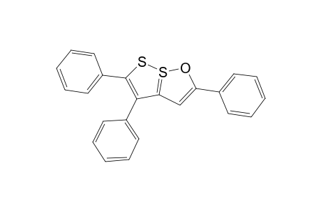 [1,2]Dithiolo[1,5-b][1,2]oxathiole-7-SIV, 2,4,5-triphenyl-