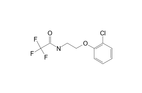 2-(2-Chlorophenoxy)ethylamine, N-trifluoroacetyl-