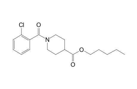 Isonipecotic acid, N-(2-chlorobenzoyl)-, pentyl ester