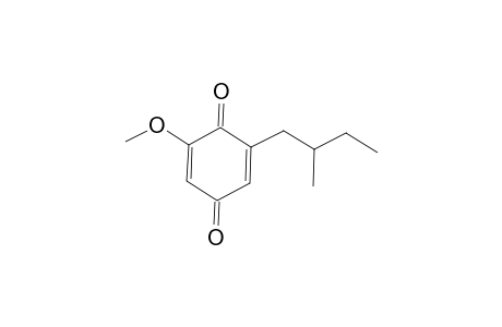 p-Benzoquinone, 2-methoxy-6-(2-methylbutyl)-