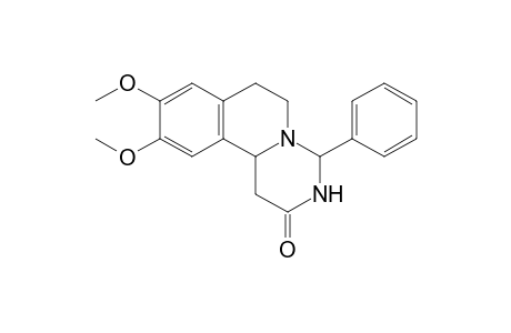 9,10-dimethoxy-4-phenyl-1,3,4,6,7,11b-hexahydropyrimido[6,1-a]isoquinolin-2-one