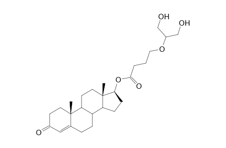 (3'-Oxo-4'-androsten-17.beta.-yl) 4-(2''-glyceryl)-butyrate