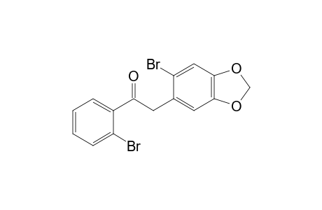 2-(6-bromo-1,3-benzodioxol-5-yl)-1-(2-bromophenyl)ethanone