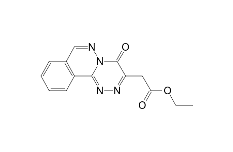 4H-[1,2,4]Triazino[3,4-a]phthalazine-3-acetic acid, 4-oxo-, ethyl ester