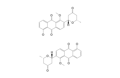 5-HYDROXY-1-METHOXY-2-(CIS-6'-METHYL-4'-OXOTETRAHYDRO-2'H-PYRAN-2'-YL)-ANTHRAQUINONE