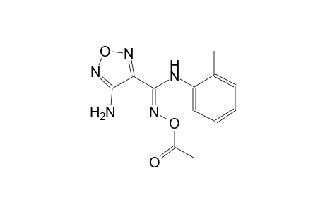 N'-(acetyloxy)-4-amino-N-(2-methylphenyl)-1,2,5-oxadiazole-3-carboximidamide