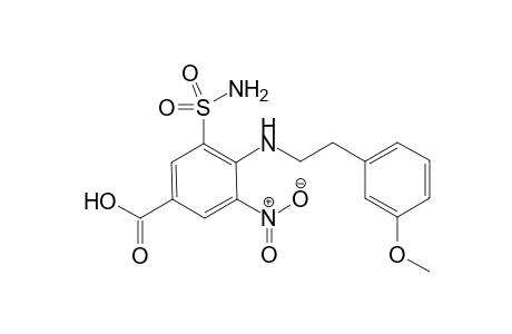 4-{[2-(3-Methoxyphenyl)ethyl]amino}-3-nitro-5-sulfamoylbenzoic Acid