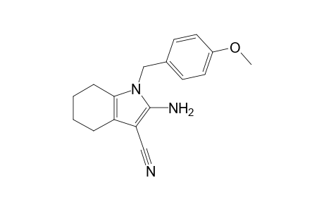 2-amino-1-(4-methoxybenzyl)-4,5,6,7-tetrahydro-1H-indole-3-carbonitrile