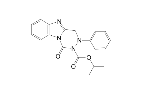 1-oxo-3-phenyl-3,4-dihydrobenzo[4,5]imidazo[1,2-d][1,2,4]triazin-2(1H)-carboxylic acid isopropyl ester