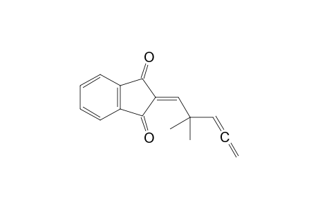 2-(2,2-dimethylpenta-3,4-dienylidene)indane-1,3-dione