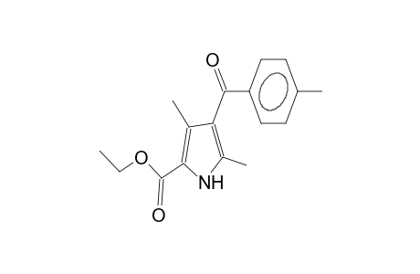 ethyl 3,5-dimethyl-4-(4-methylbenzoyl)-1H-pyrrole-2-carboxylate