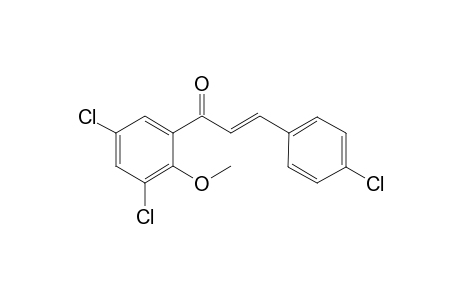 (2E)-3-(4-Chlorophenyl)-1-(3,5-dichloro-2-methoxyphenyl)-2-propen-1-one