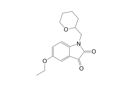 5-ethoxy-1-(tetrahydro-2H-pyran-2-ylmethyl)-1H-indole-2,3-dione