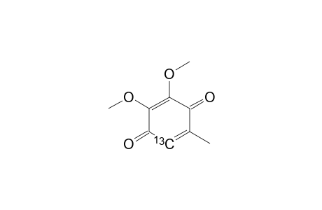(6-C-13)-2,3-DIMETHOXY-5-METHYL-2,5-CYCLOHEXADIENE-1,4-DIONE