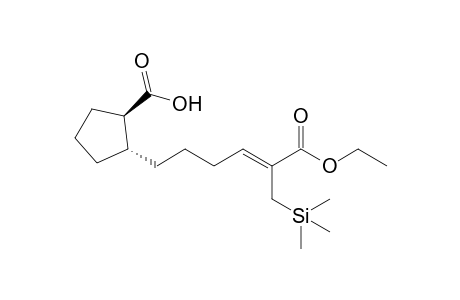 trans-2-[(Z)-5-Ethoxycarbonyl-6-(trimethylsilyl)hex-4-en-1-yl]cyclopentanecarboxylic acid