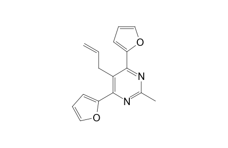 5-Allyl-5-methyl-4,6-bis(2-furyl)pyrimidine