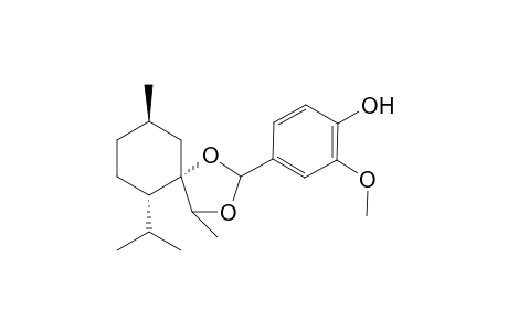 4-((5S,6S,9R)-6-Isopropyl-4,9-dimethyl-1,3-dioxaspiro[4.5]decan-2-yl)-2-methoxyphenol