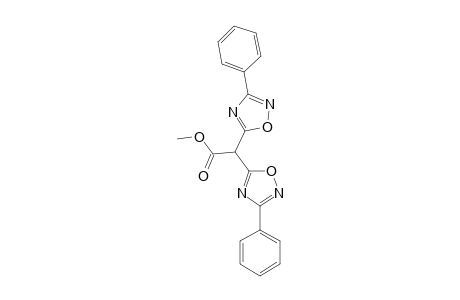 METHYL-2,2-BIS-(3-PHENYL-1,2,4-OXADIAZOL-5-YL)-ACETATE
