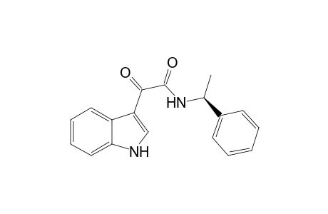 2-(1H-indol-3-yl)-2-keto-N-[(1S)-1-phenylethyl]acetamide