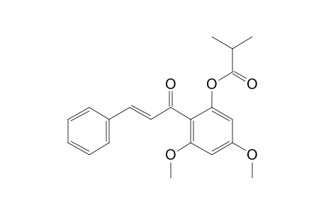 4',6'-Dimethoxy-2'-hydroxychalcone, 2-methylpropionate