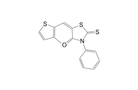 4-thiazolidinone, 5-[(3-methyl-2-thienyl)methylene]-3-phenyl-2-thioxo-, (5E)-