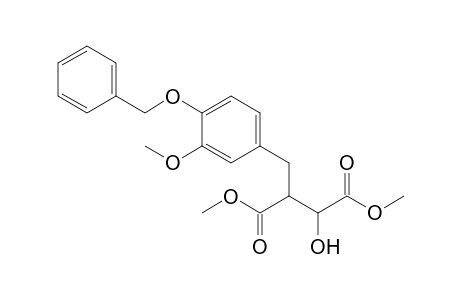 Dimethyl 2-[4'-(benzyloxy)-3'-methoxybenzyl]-3-hydroxybutane-1,4-dioate
