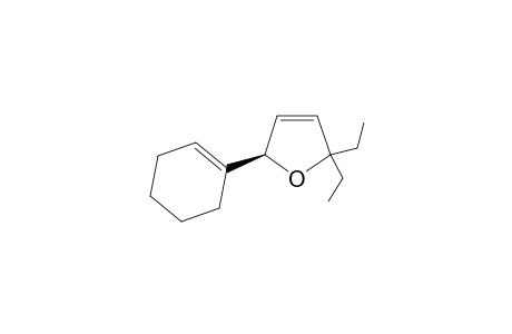(R)-5-Cyclohex-1-enyl-2,2-diethyl-2,5-dihydro-furan