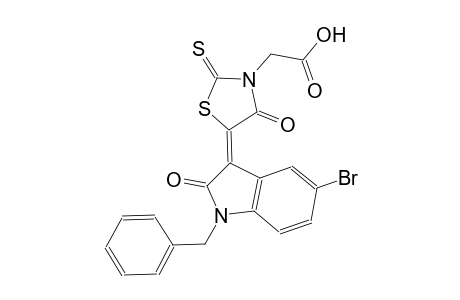 [(5Z)-5-(1-benzyl-5-bromo-2-oxo-1,2-dihydro-3H-indol-3-ylidene)-4-oxo-2-thioxo-1,3-thiazolidin-3-yl]acetic acid