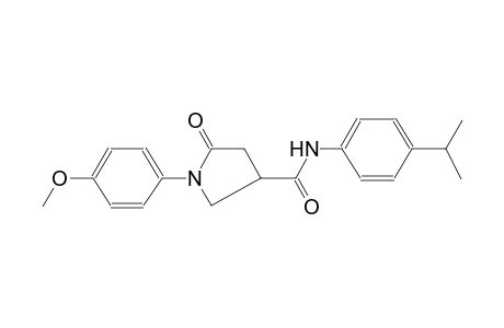 3-pyrrolidinecarboxamide, 1-(4-methoxyphenyl)-N-[4-(1-methylethyl)phenyl]-5-oxo-