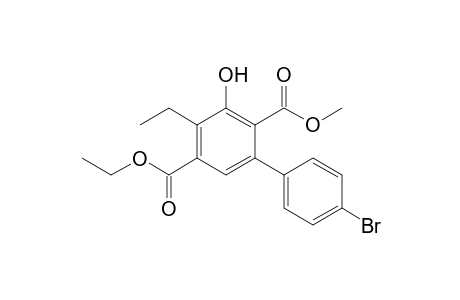 5-Ethyl 2-Methyl 4'-Bromo-4-ethyl-3-hydroxybiphenyl-2,5-dicarboxylate