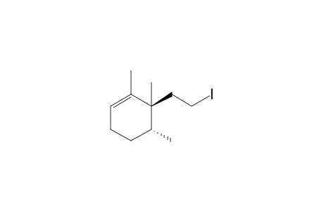 (5R,6S)-6-(2-Iodo-ethyl)-1,5,6-trimethyl-cyclohexene
