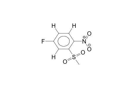 1-NITRO-4-FLUORO-6-METHYLSULPHONYLBENZENE