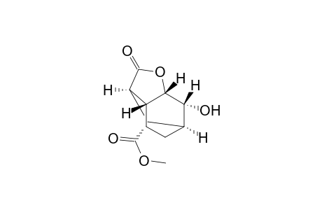 3,6-Methanobenzofuran-8-carboxylic acid, octahydro-7-hydroxy-2-oxo-, methyl ester, (3.alpha.,3a.beta.,6.alpha.,7.beta.,7a.beta.,8S*)-(.+-.)-